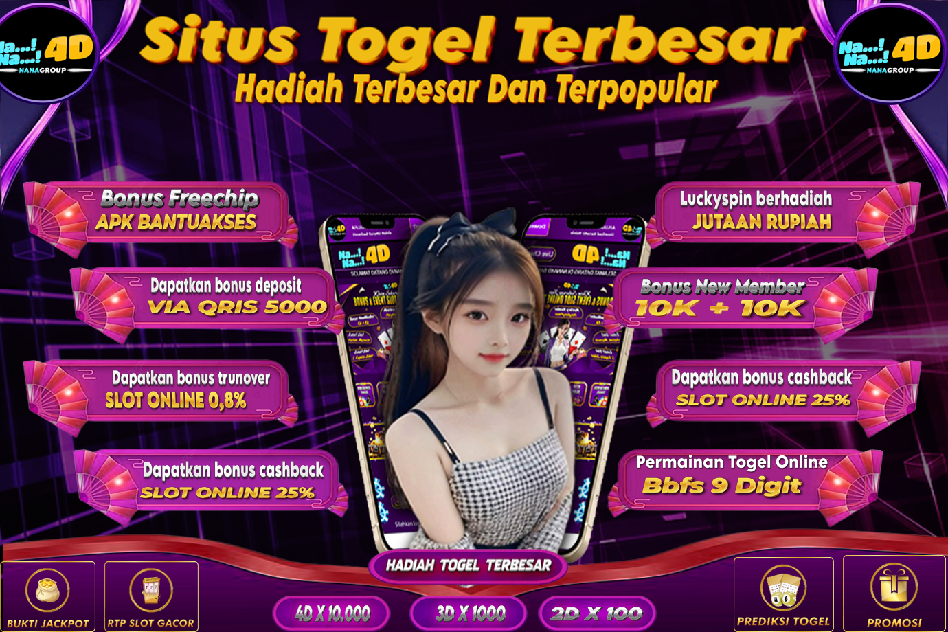 NANA4D Link Togel Toto Macau Terpercaya. Nana4d link togel toto macau terpercaya adalah situs togel online terpercaya yang memberikan