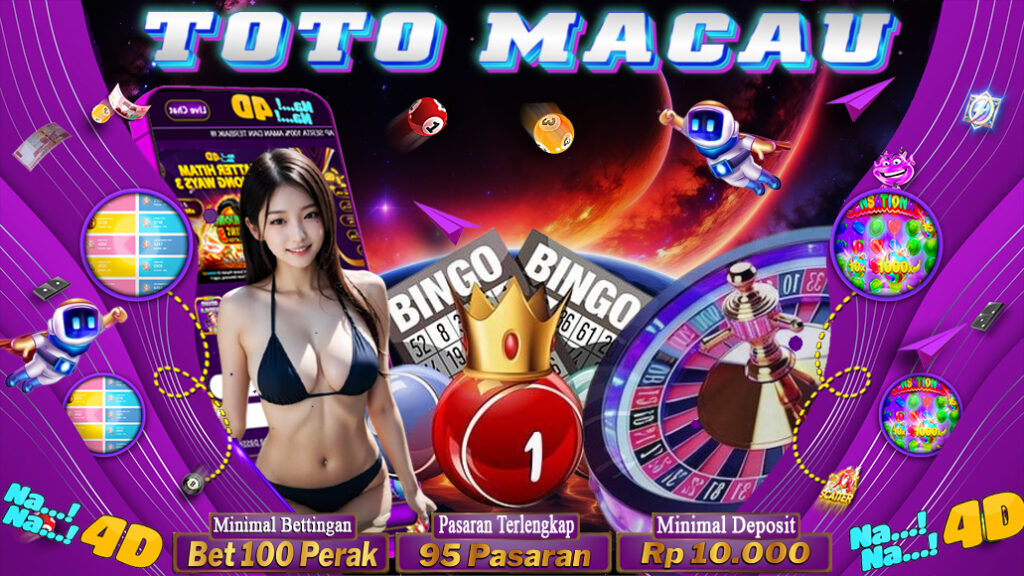 Nana4d Situs Toto Macau & Togel Online Toto Macau. Selamat datang disitus toto macau dan togel online toto macau dengan hadiah penawaran