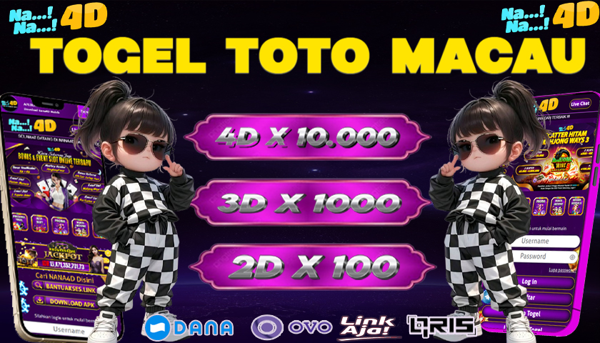 NANA4D bo togel terpercaya dan togel toto macau terbaik di tahun 2024. Nana4d bo togel terpercaya yang mempunyai pemain hingga