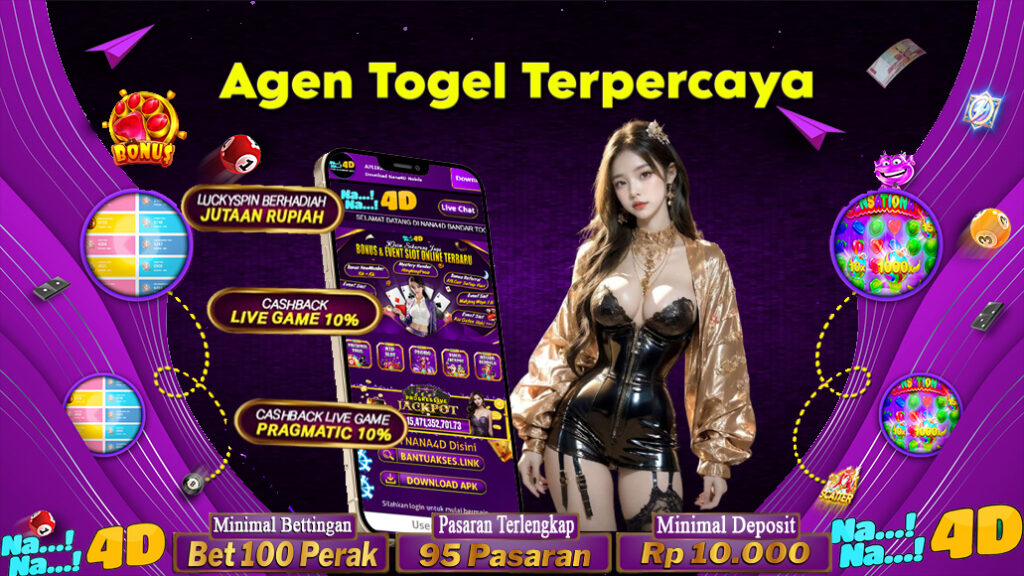 NANA4D agen togel terpercaya dan situs togel online terbaik di tahun 2024 yang selalu menjunjung nilai kejujuran. Agen togel ini satu satunya