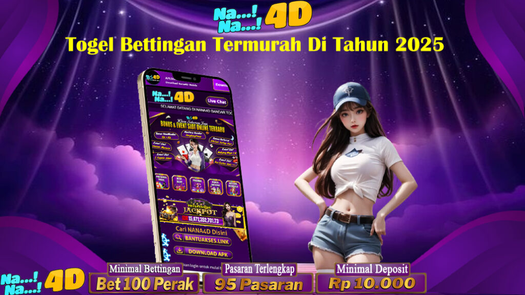 NANA4D situs togel terbaik dengan penyedia togel bettingan termurah di tahun 2025. Kami sebagai situs togel terpercaya menyediakan