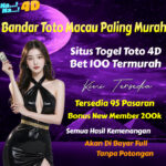 NANA4D Bandar Toto Macau Bettingan Paling Murah Serta Paling Murah Di Indonesia yang termasuk salah satu situs yang paling