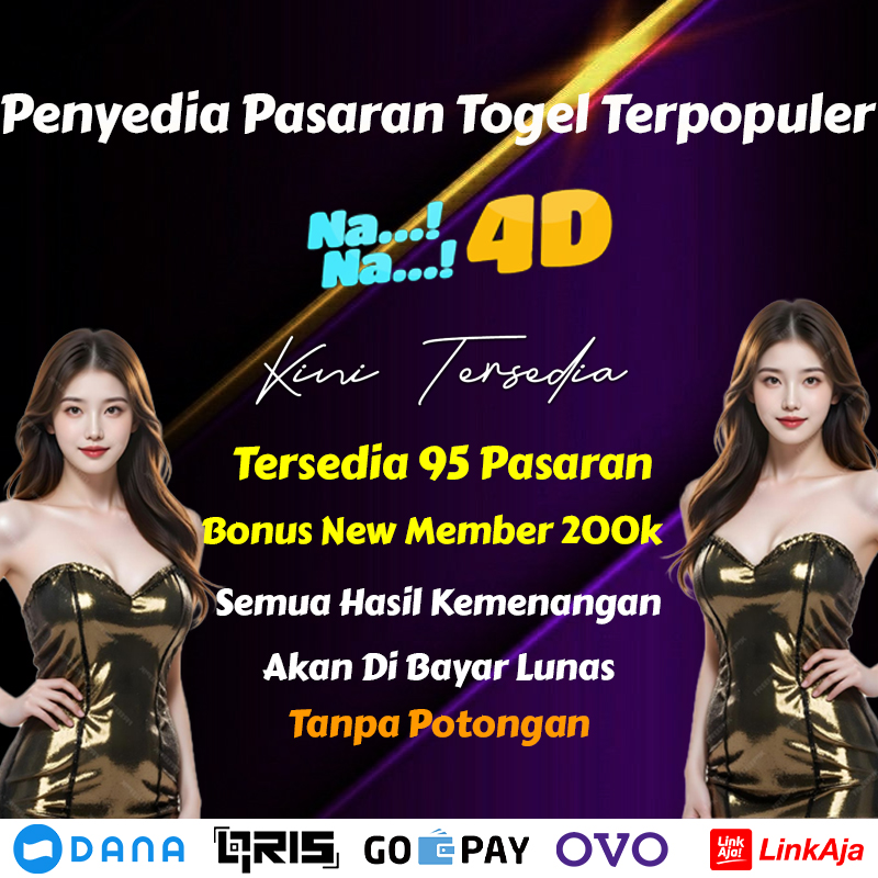 NANA4D: Penyedia Pasaran Togel Terpopuler dan Terpercaya. Dalam dunia perjudian online, NANA4D dikenal sebagai salah satu penyedia pasaran